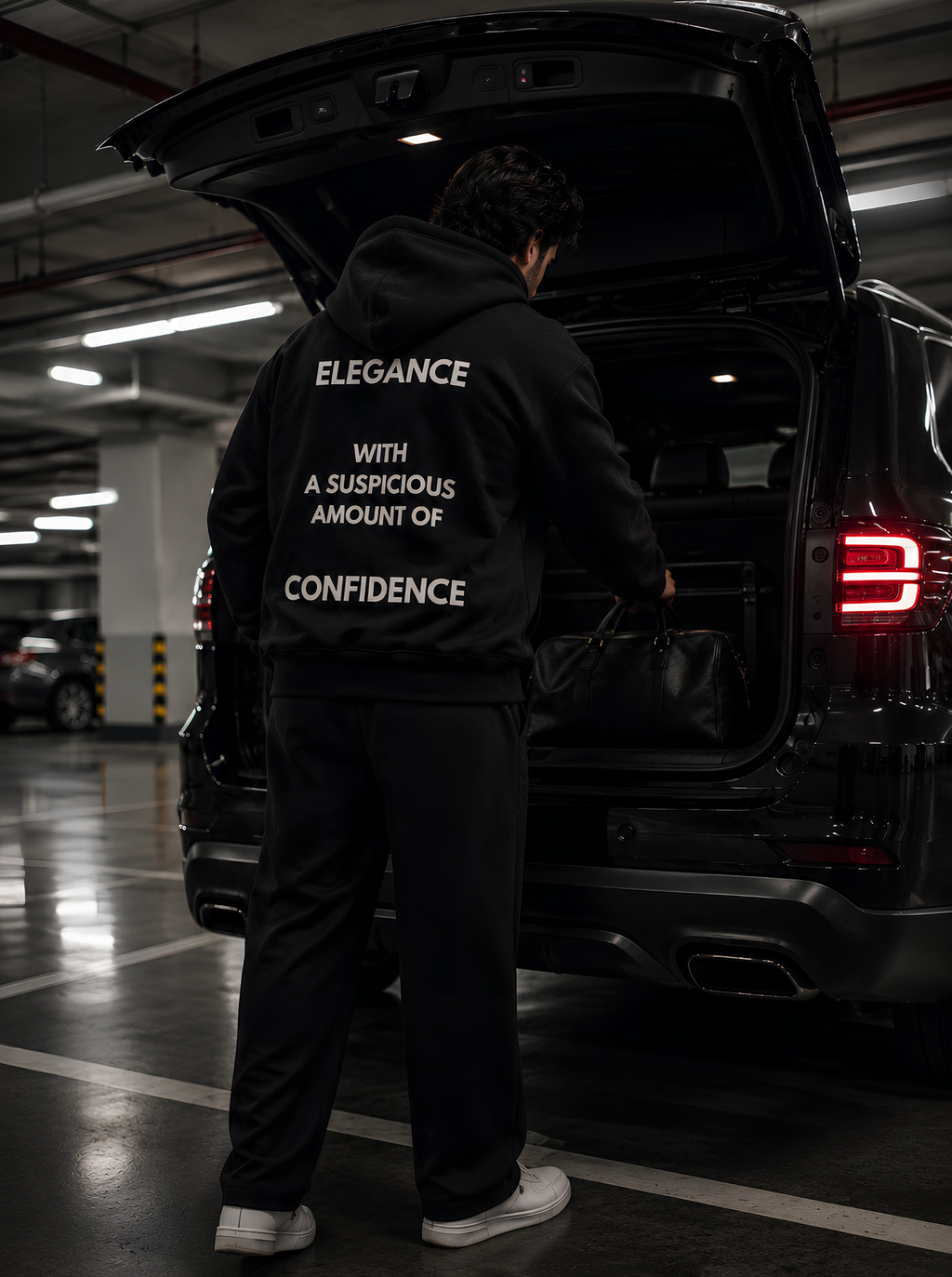 A suspicious amount of Confidence Oversize Unisex Hoodie