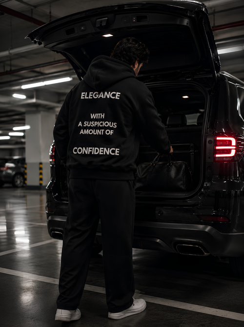 A suspicious amount of Confidence Oversize Unisex Hoodie