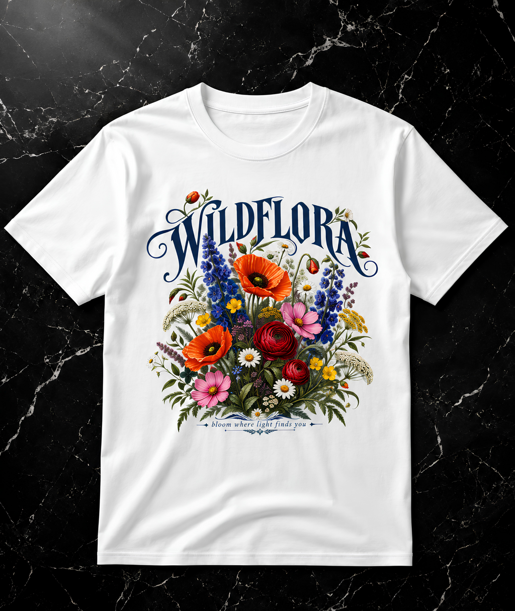 Wild Flora Oversize Unisex Tshirt