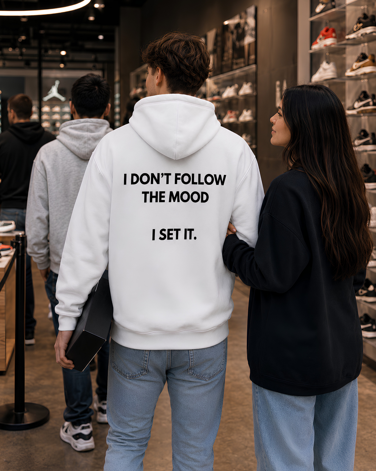 Set the mood Oversize Unisex Hoodie