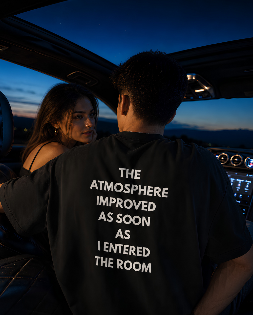 I Improve the Atmosphere Oversize Unisex Tshirt