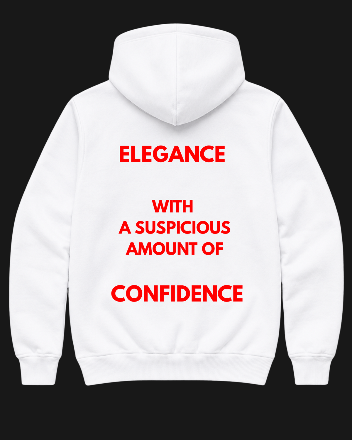 A suspicious amount of Confidence Oversize Unisex Hoodie
