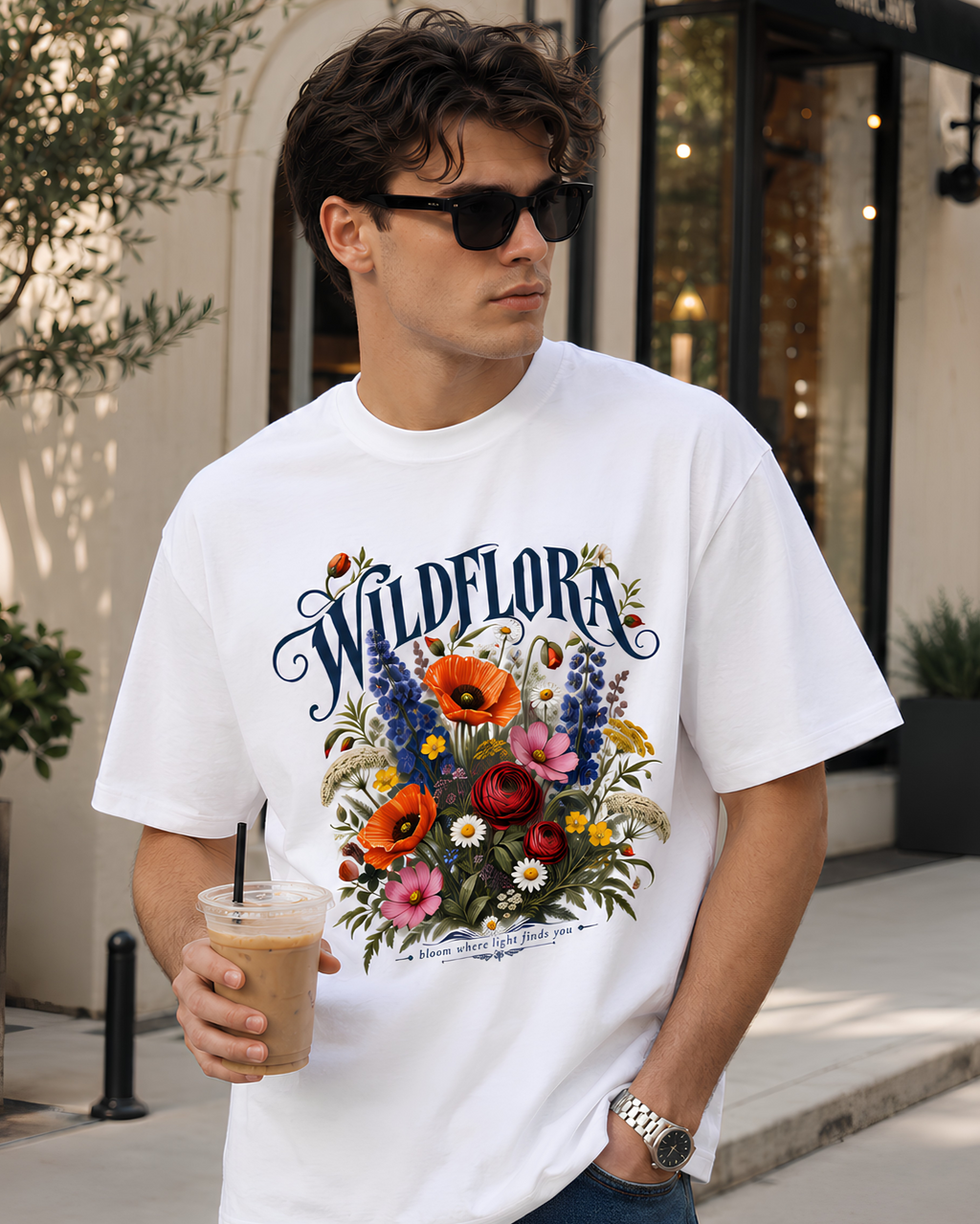 Wild Flora Oversize Unisex Tshirt