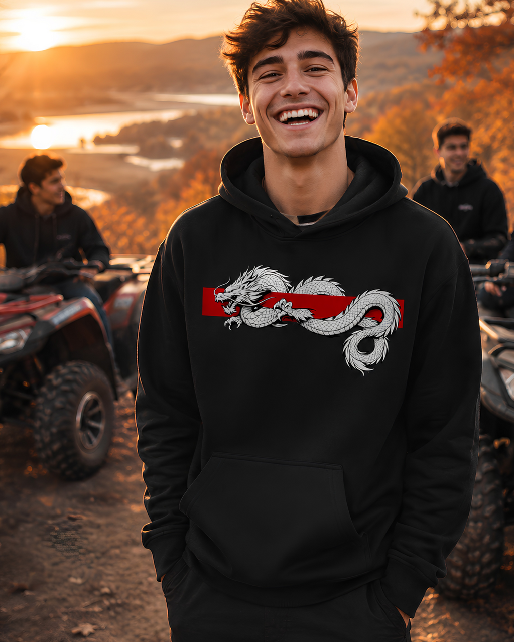 Dragon's Fury Oversize Unisex Hoodie
