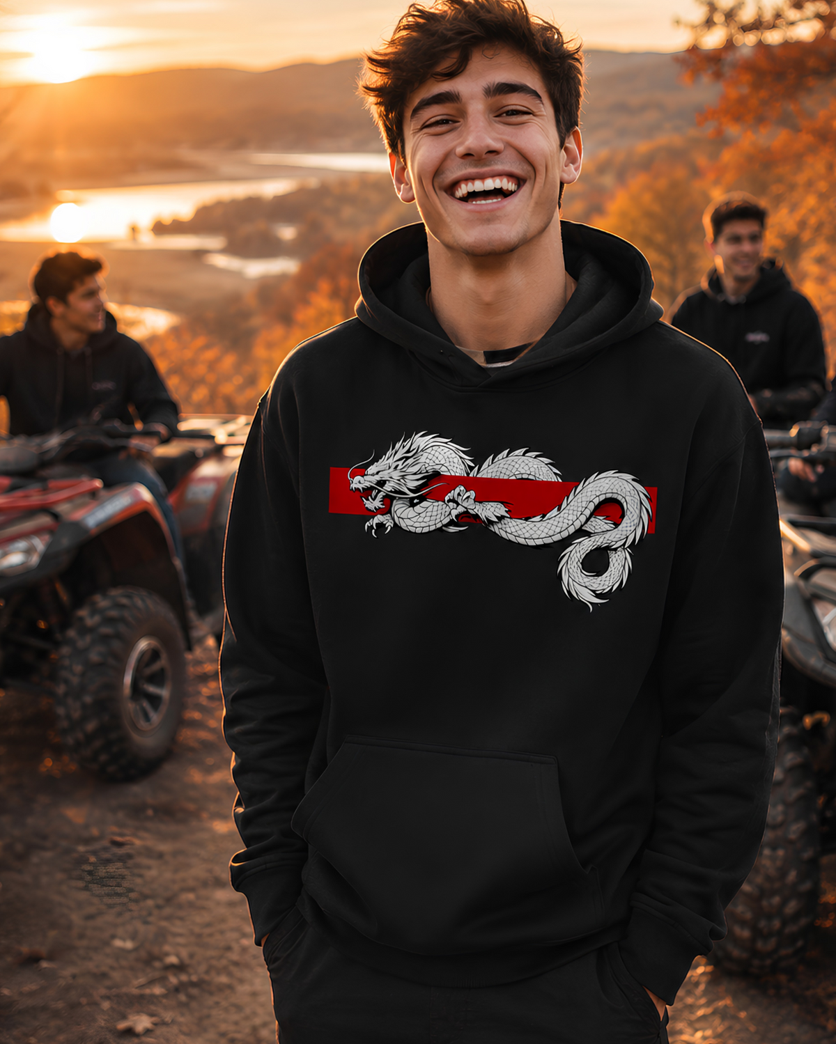 Dragon's Fury Oversize Unisex Hoodie