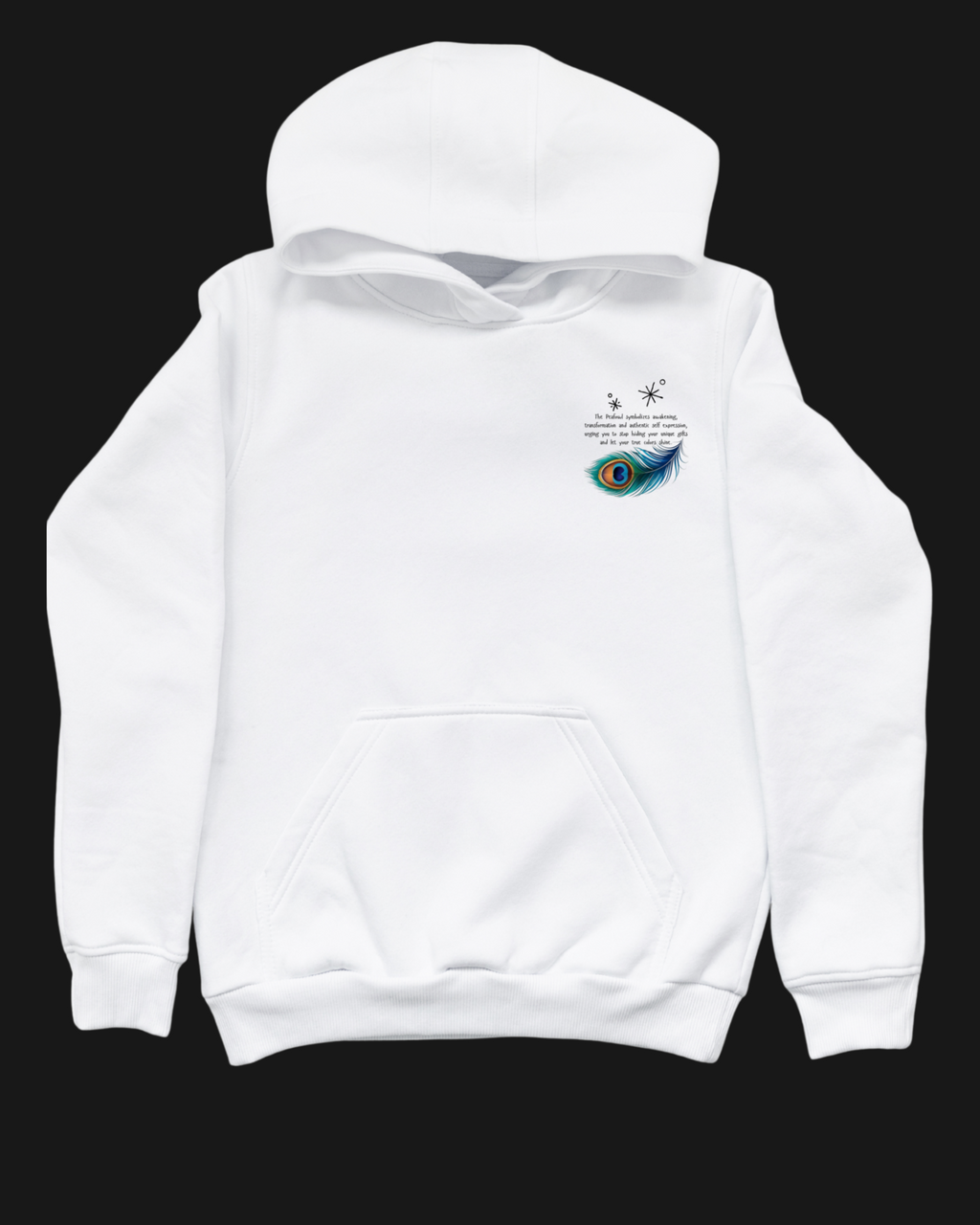 Peafowl Duality Oversize Unisex Hoodie