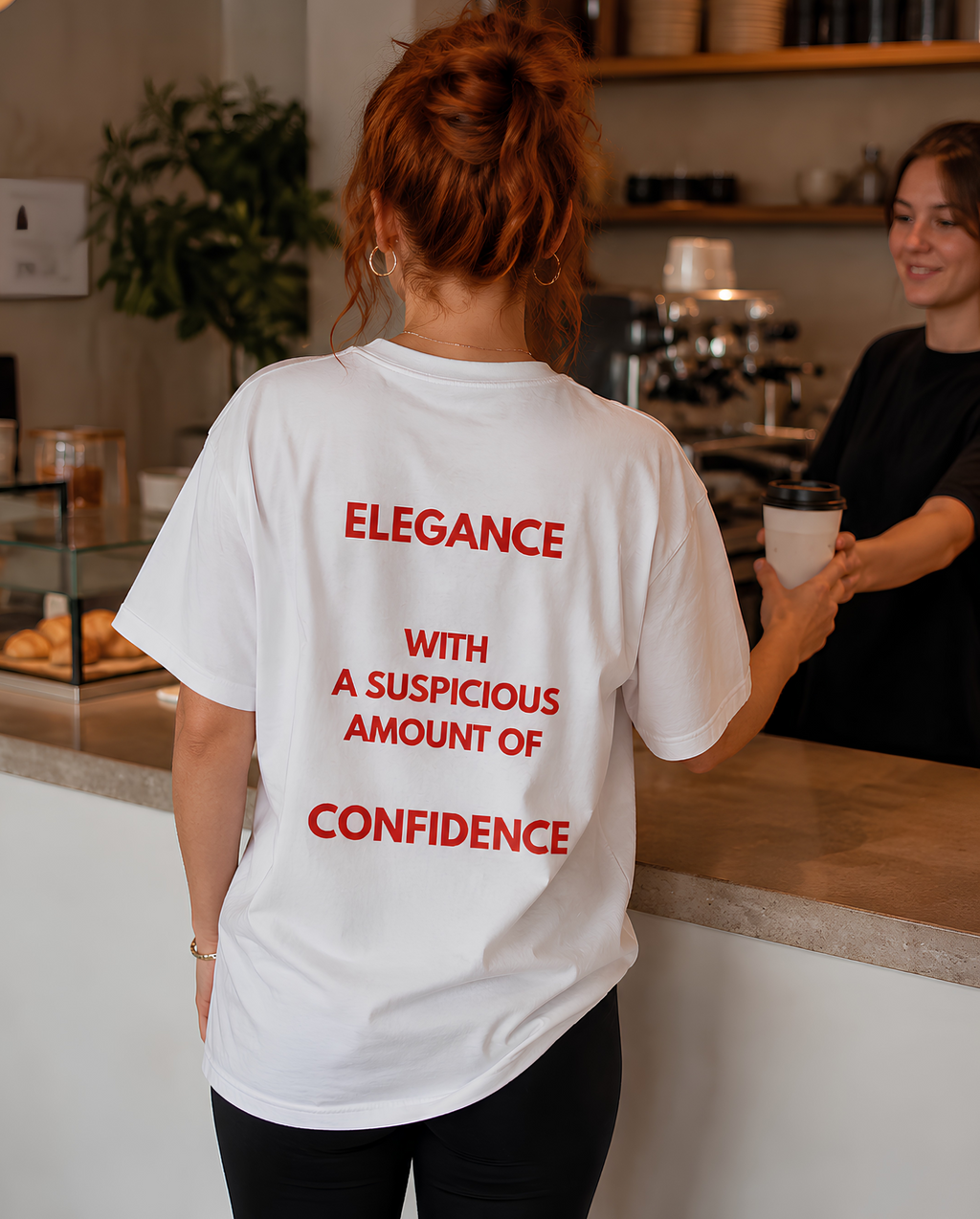 A suspicious amount of Confidence Oversize Unisex Tshirt