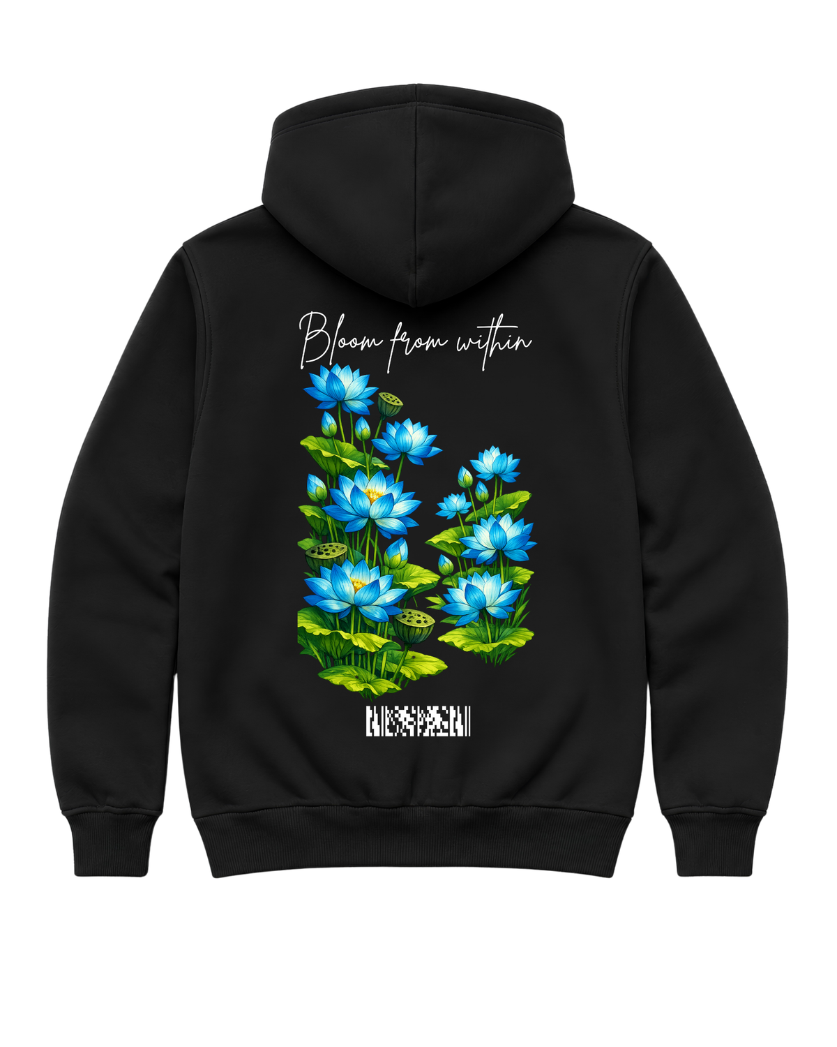 Blue Lotus Oversize Unisex Hoodie