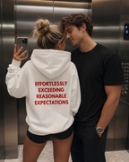 Effortlessly exceeding reasonable expectations Oversize Unisex Hoodie