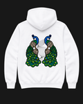 Peafowl Duality Oversize Unisex Hoodie