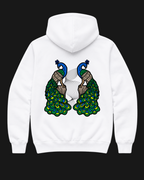 Peafowl Duality Oversize Unisex Hoodie