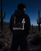 Hieroglyph Oversize Unisex Hoodie