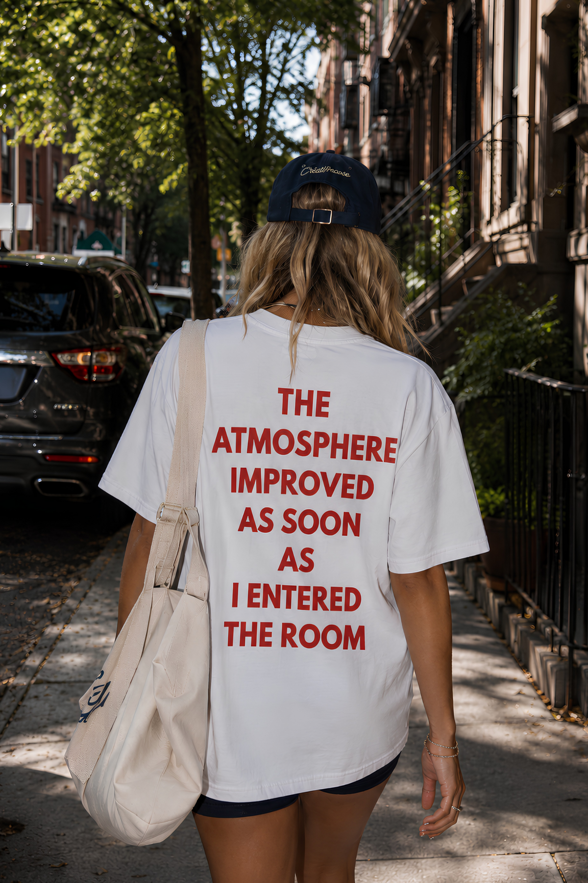 I Improve the Atmosphere Oversize Unisex Tshirt