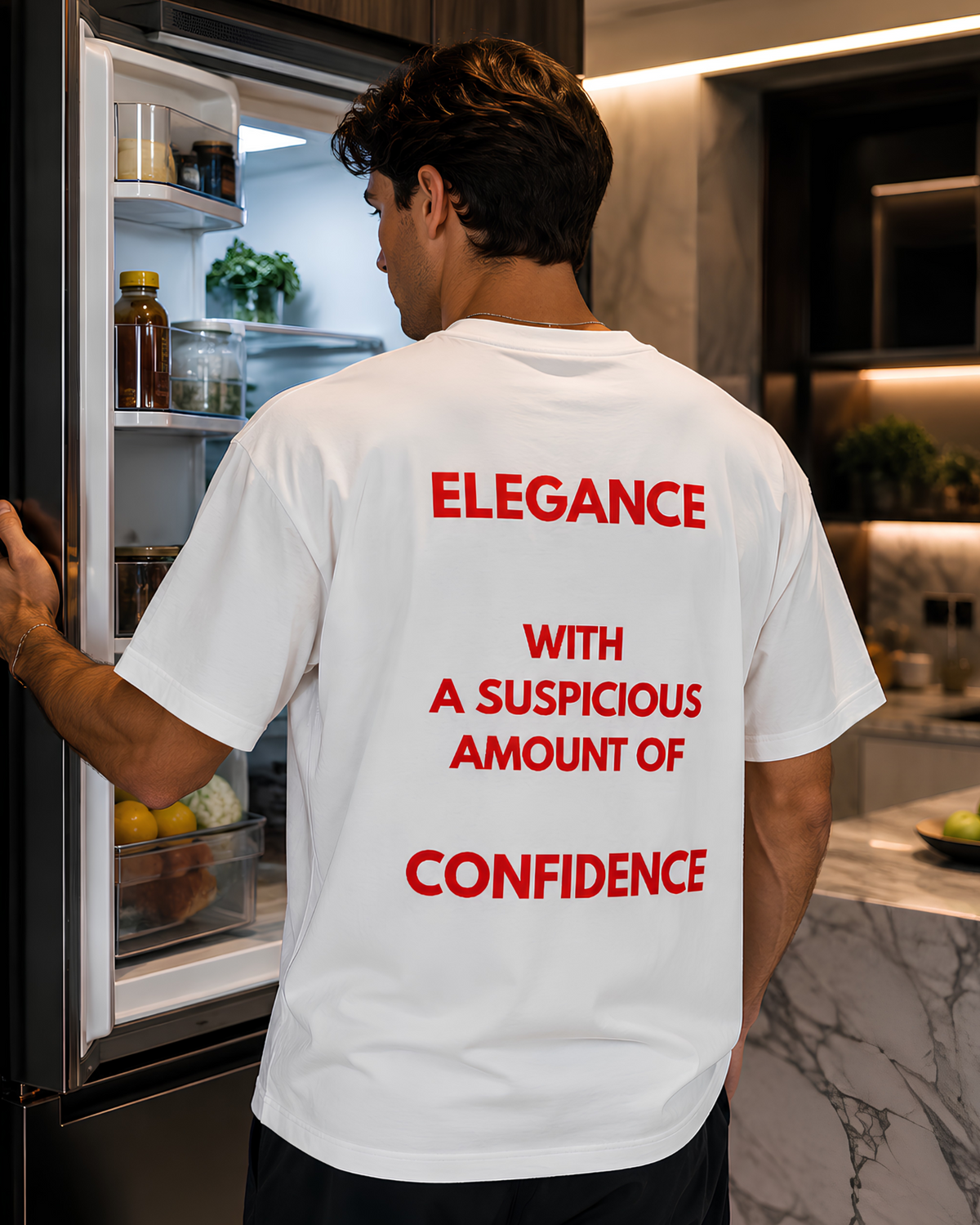 A suspicious amount of Confidence Oversize Unisex Tshirt