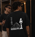 Hieroglyph Oversize Unisex Tshirt