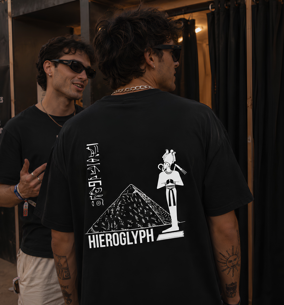 Hieroglyph Oversize Unisex Tshirt