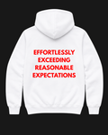 Effortlessly exceeding reasonable expectations Oversize Unisex Hoodie