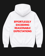 Effortlessly exceeding reasonable expectations Oversize Unisex Hoodie