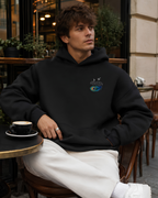 Peafowl Duality Oversize Unisex Hoodie