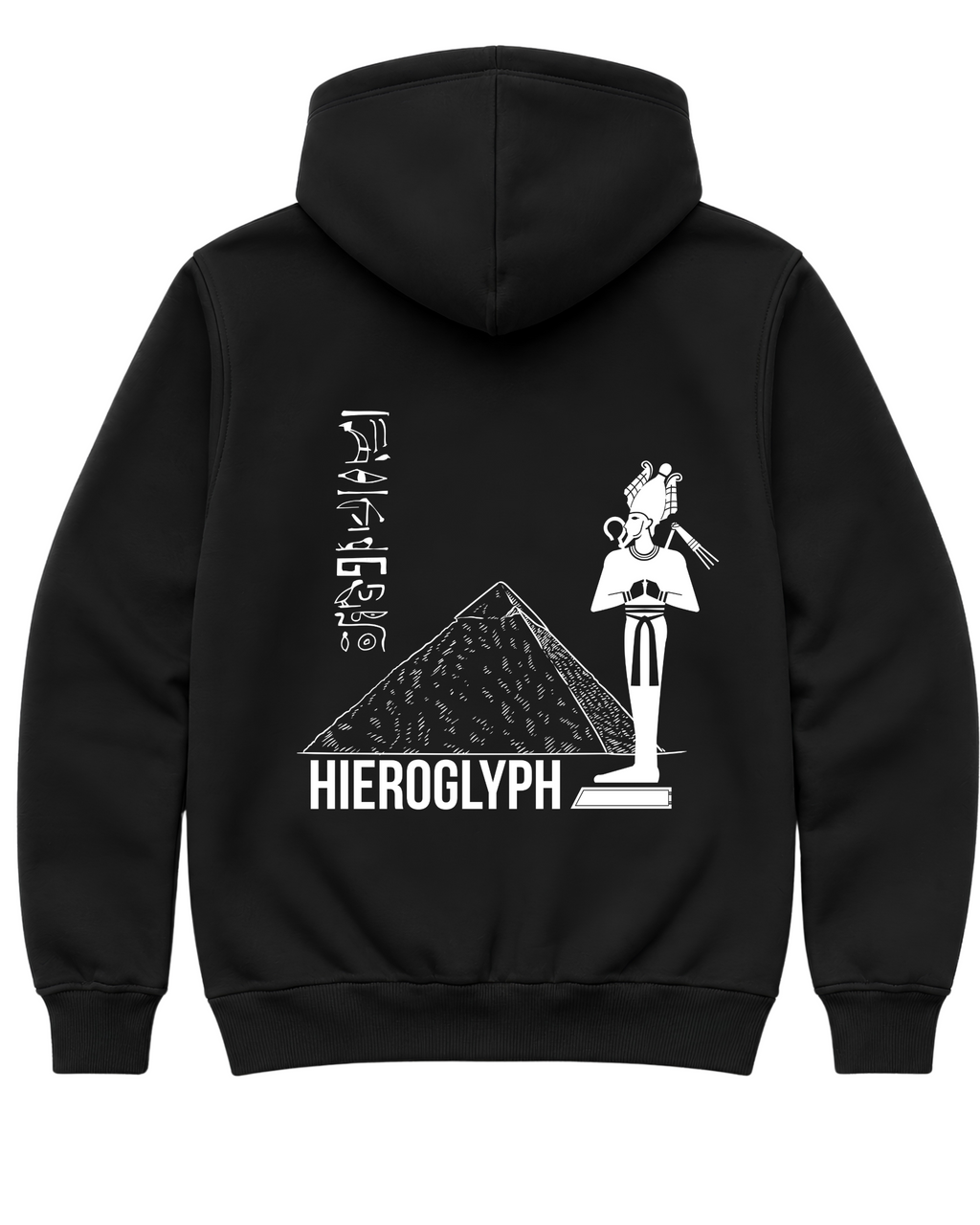 Hieroglyph Oversize Unisex Hoodie