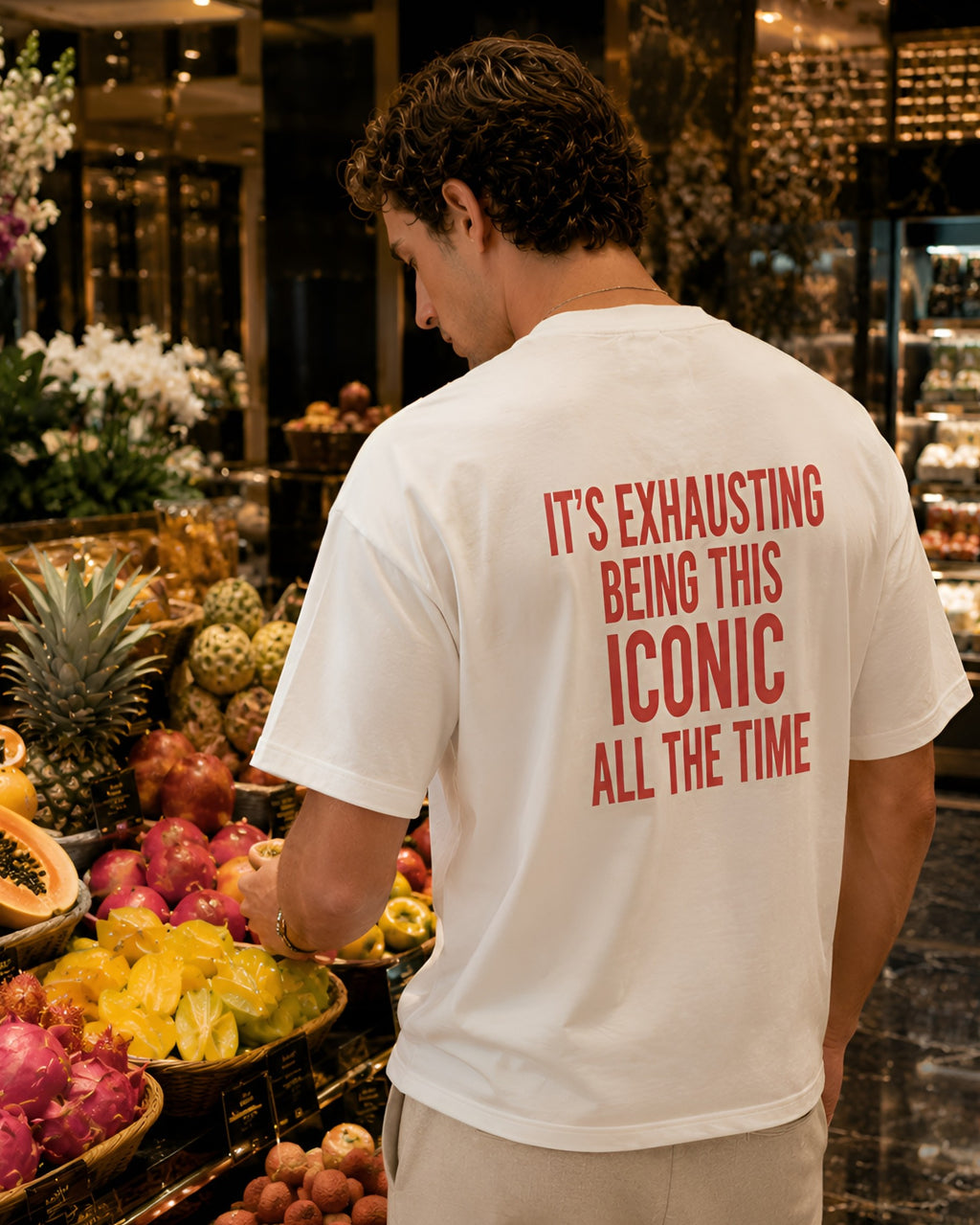 It's exhausting being this iconic all the time Oversize Unisex Tshirt