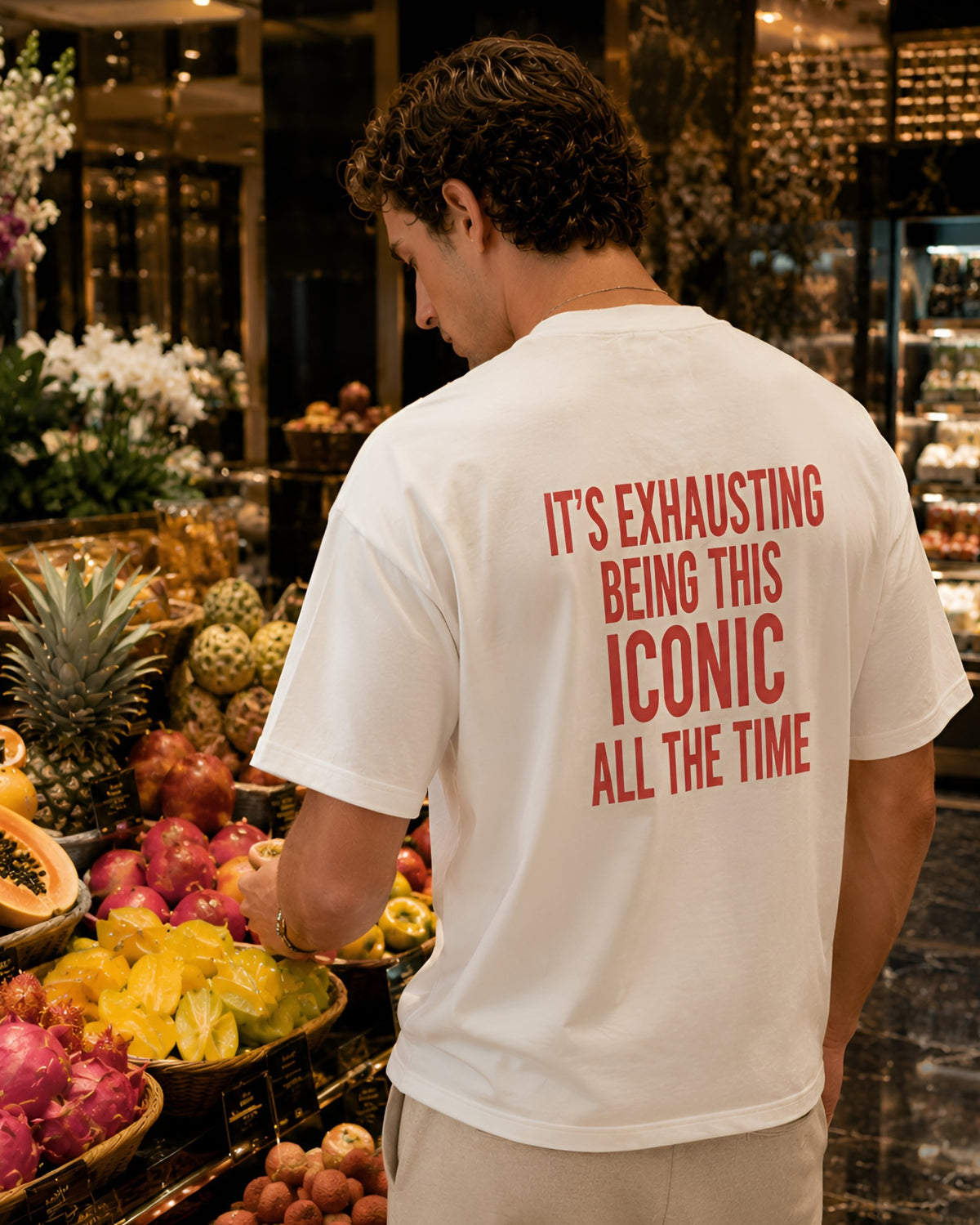 It's exhausting being this iconic all the time Oversize Unisex Tshirt