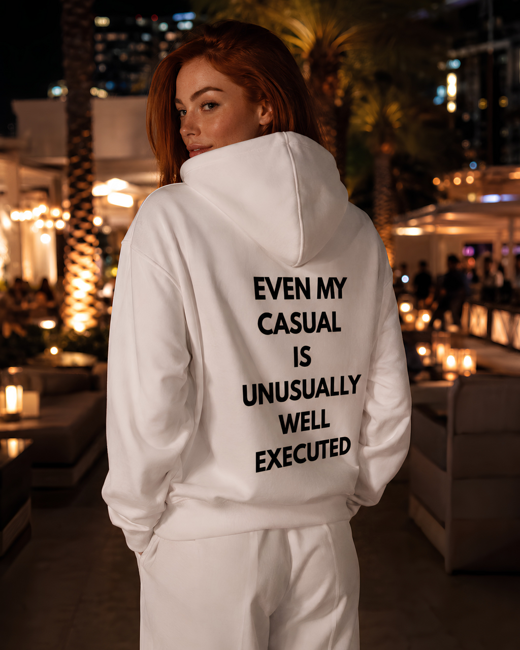 Even my casual is unusually well executed Oversize Unisex Hoodie