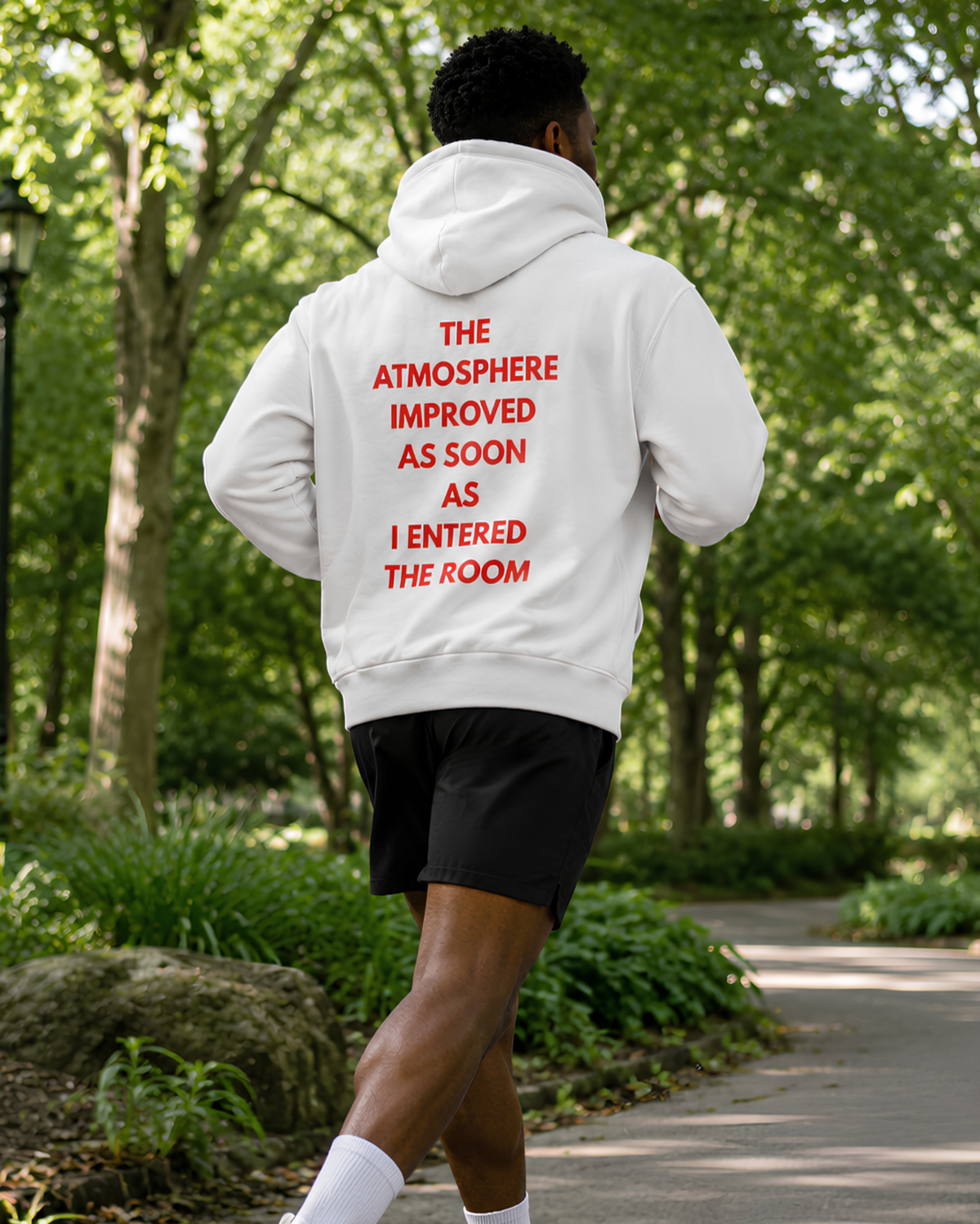 I Improve the Atmosphere Oversize Unisex Hoodie