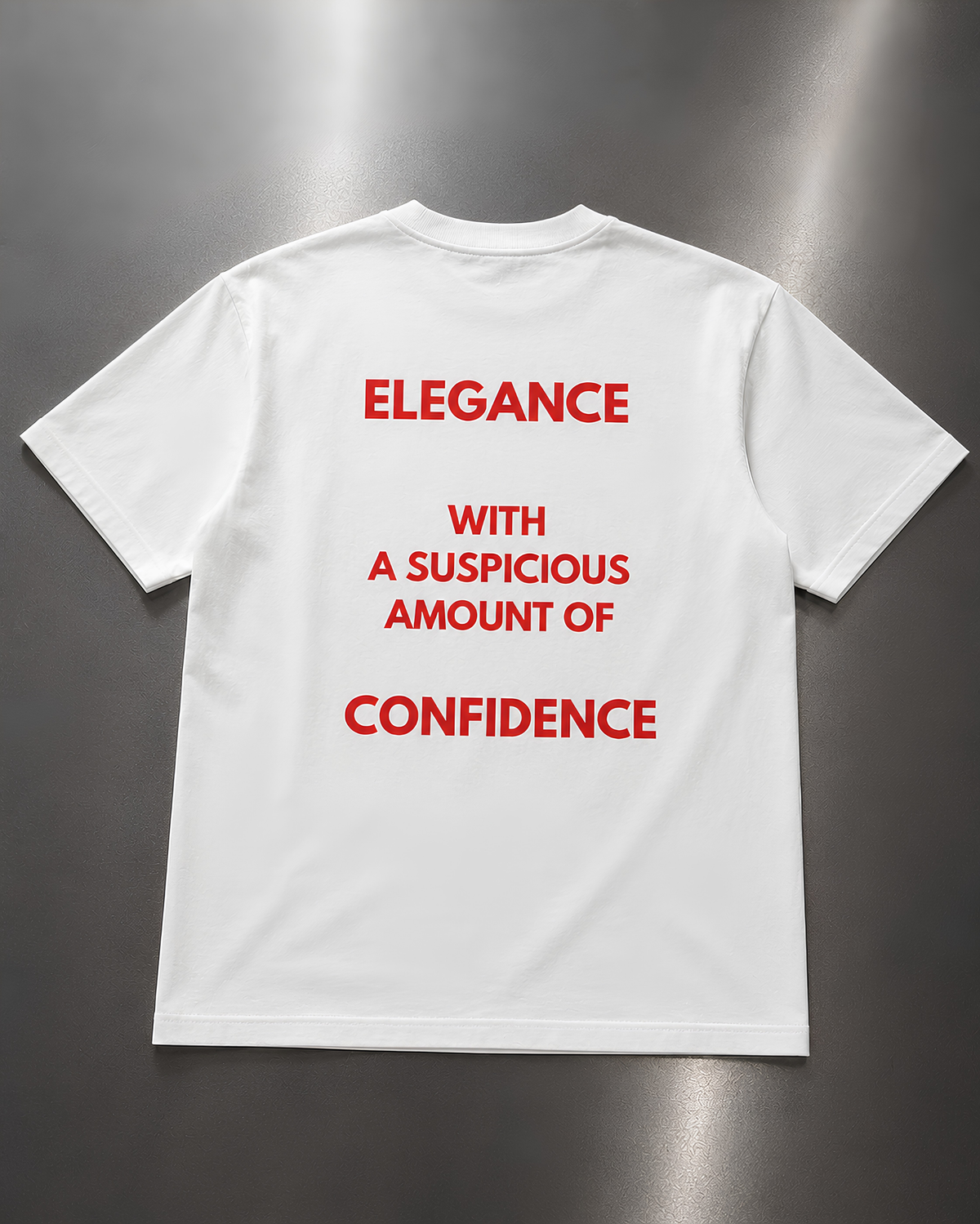 A suspicious amount of Confidence Oversize Unisex Tshirt