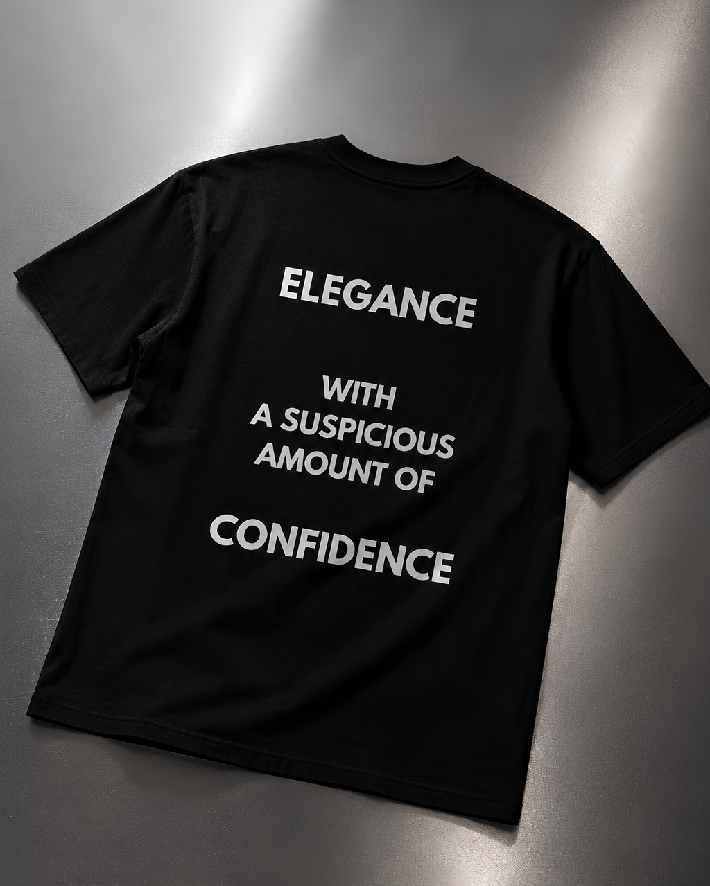 A suspicious amount of Confidence Oversize Unisex Tshirt