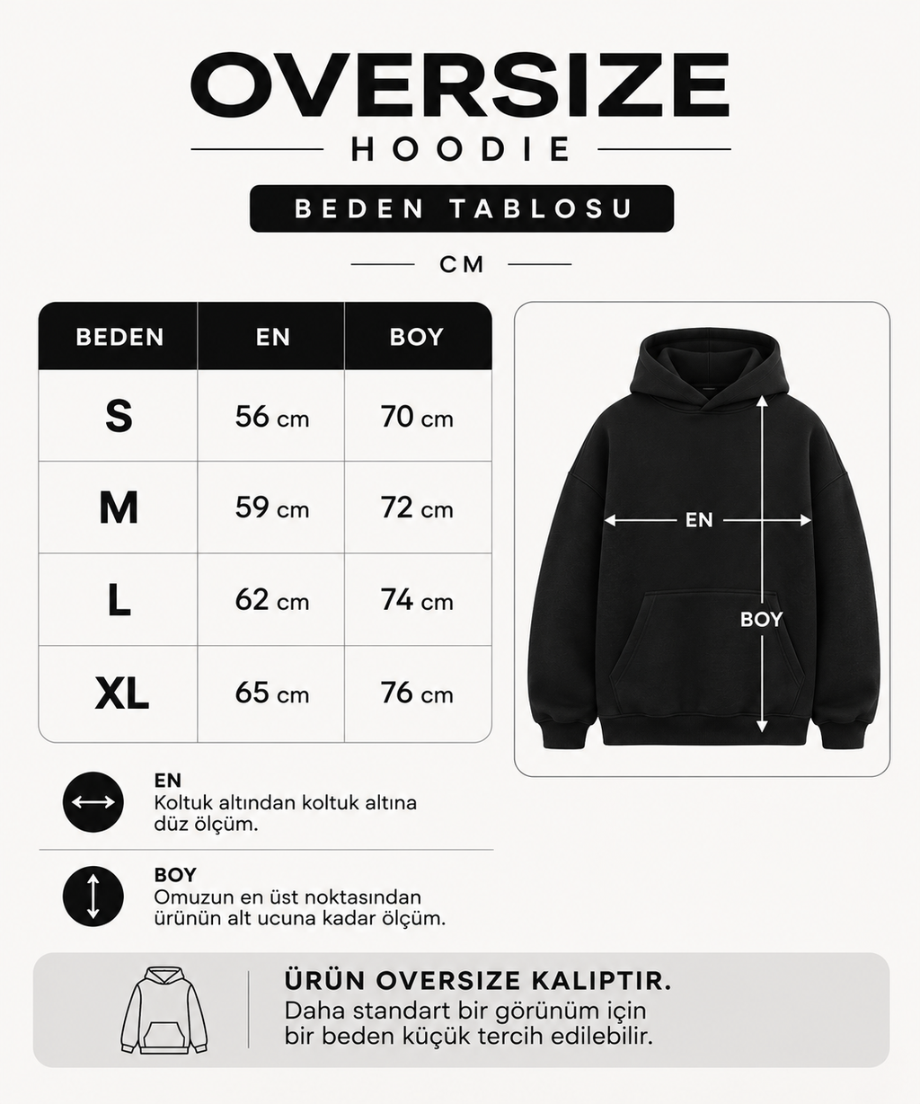 Beastmode Oversize Unisex Hoodie