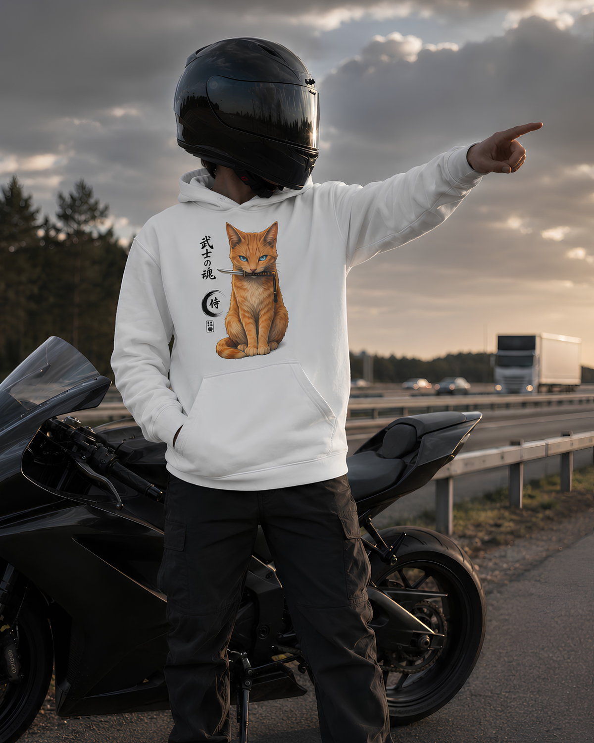 Samurai Spirit Oversize Unisex Hoodie