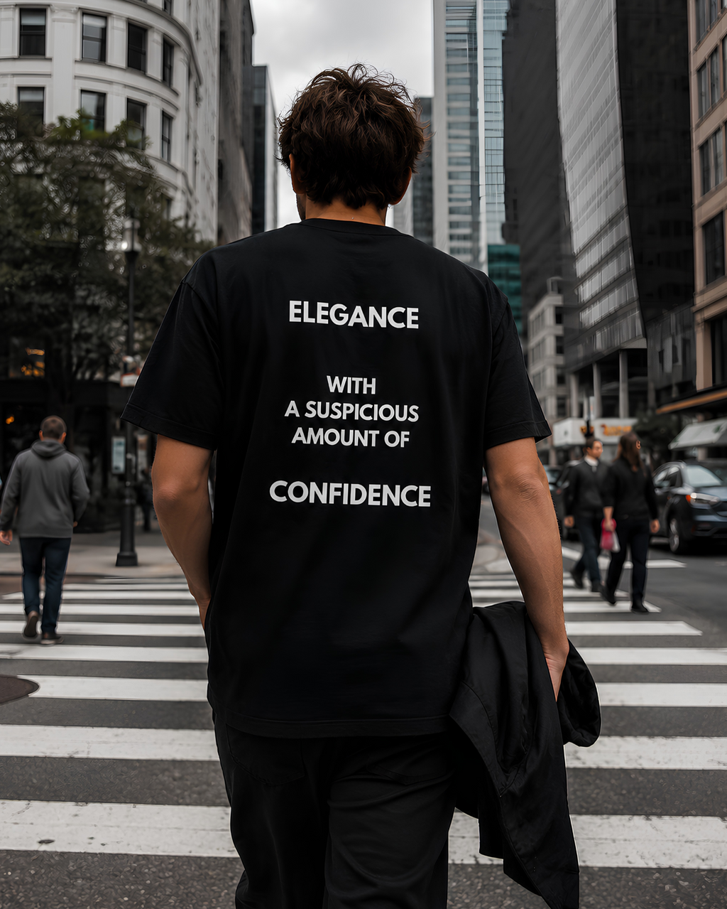 A suspicious amount of Confidence Oversize Unisex Tshirt