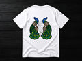 Peafowl Duality Oversize Unisex Tshirt