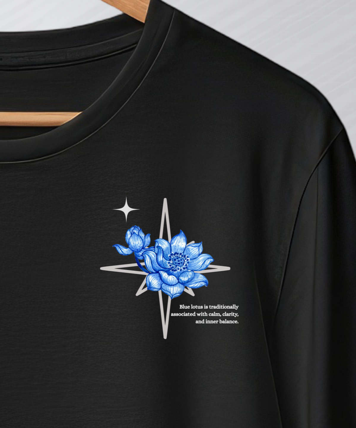 Blue Lotus Oversize Unisex Tshirt