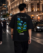 Blue Lotus Oversize Unisex Tshirt