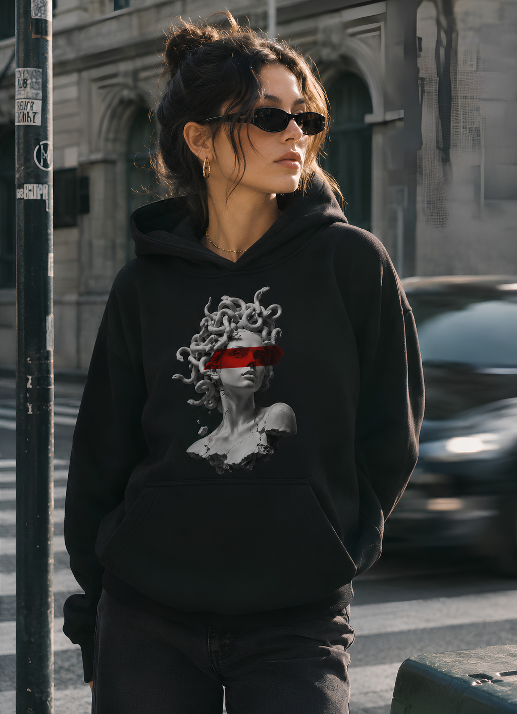 Medusa Oversize Unisex Hoodie