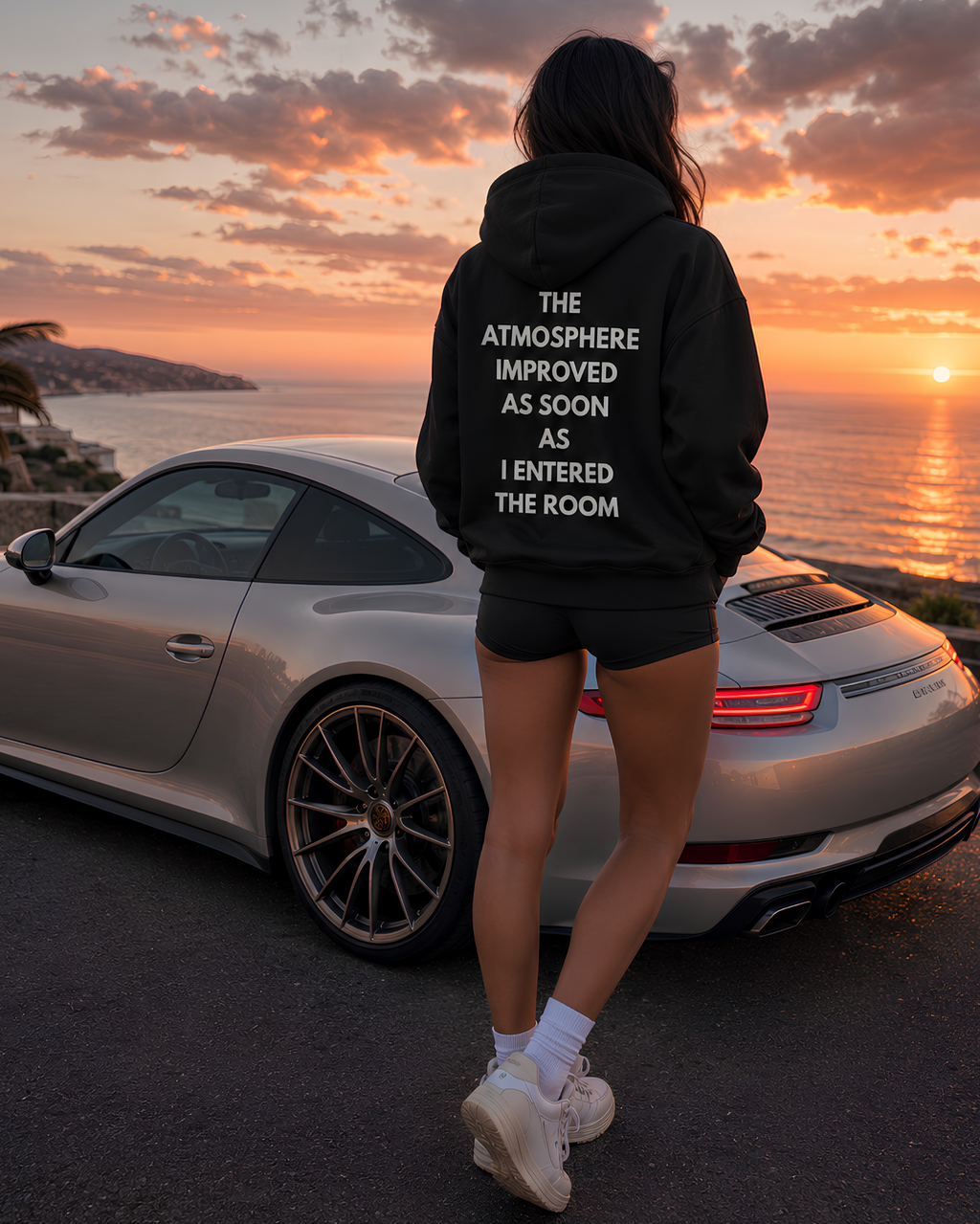 I Improve the Atmosphere Oversize Unisex Hoodie