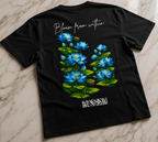 Blue Lotus Oversize Unisex Tshirt